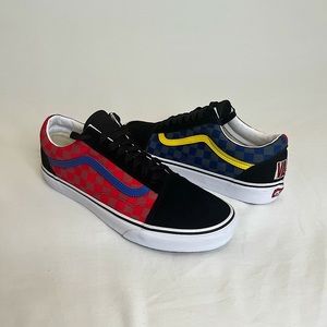 Vans Old School OTW Rally Red & Blue Checkerboard 10.5